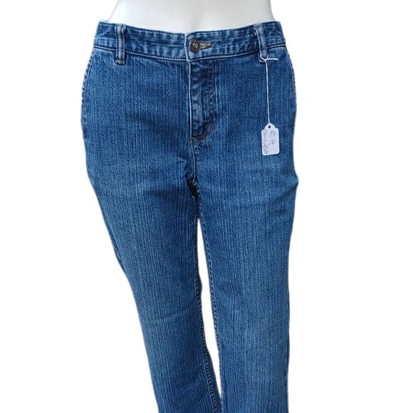 573523..Liz Clairborne Bootcut Jeans Size 6, W29" 25"Inseam  8"Rise - Picture 1 of 8